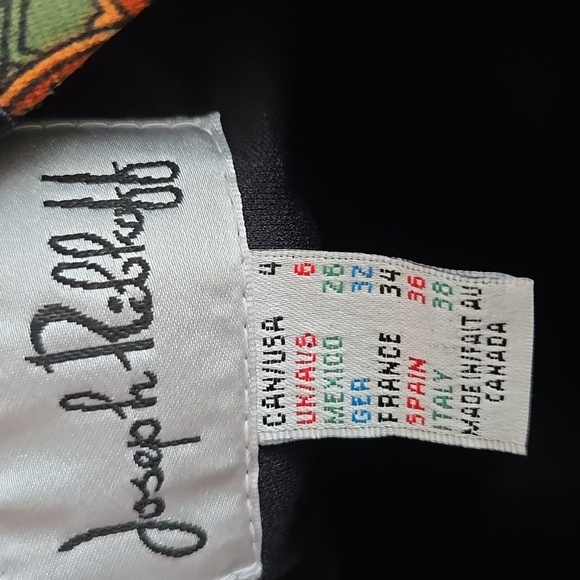 ⭐️ Host Pick⭐️Joseph Ribkoff | Paisley Black Print Sheath Dress - Picture 5 of 8